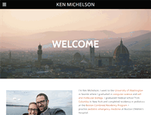 Tablet Screenshot of kenmichelson.com